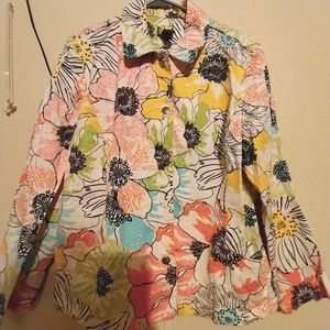 Additions by Chico's floral jacket